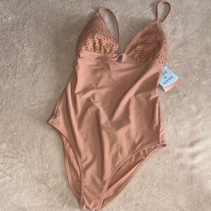 Shade & Shore Terracotta One-Piece Swimsuit